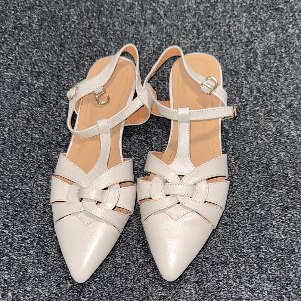 Elegant White Women's Sandals